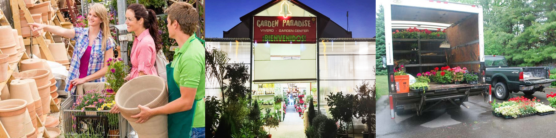 Garden Paradise, Garden Center, plantas, muebles de jardín, Torrox